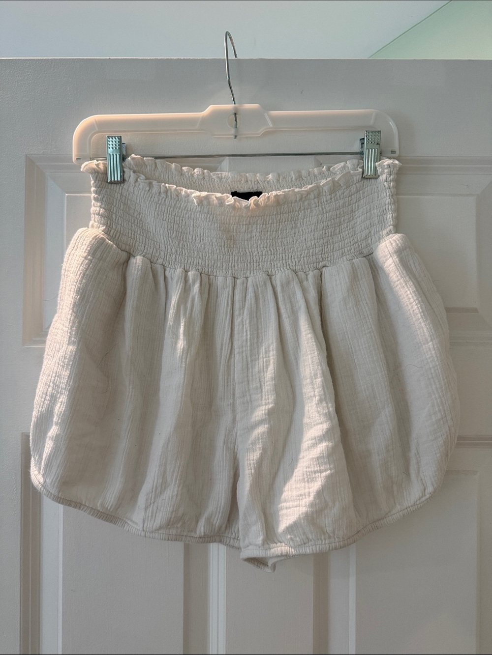 Hatch Smocked Waist Maternity Shorts